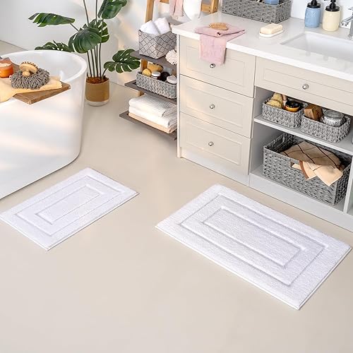 Miniatura 113 de GRANNY SAYS Alfombras de baño de microfibra antideslizantes, lavables, absorbentes de agua, tapetes de baño suaves para suelo de baño y ducha
