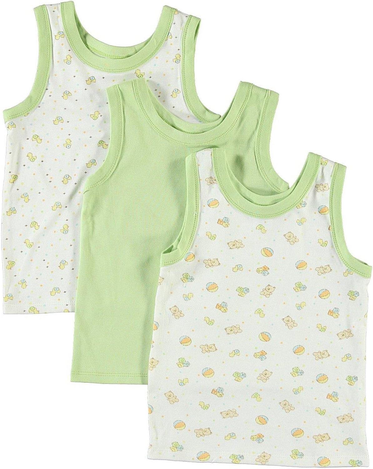 Big Oshi Baby 3 Pack Sleeveless Undershirt Tank - PLK-804