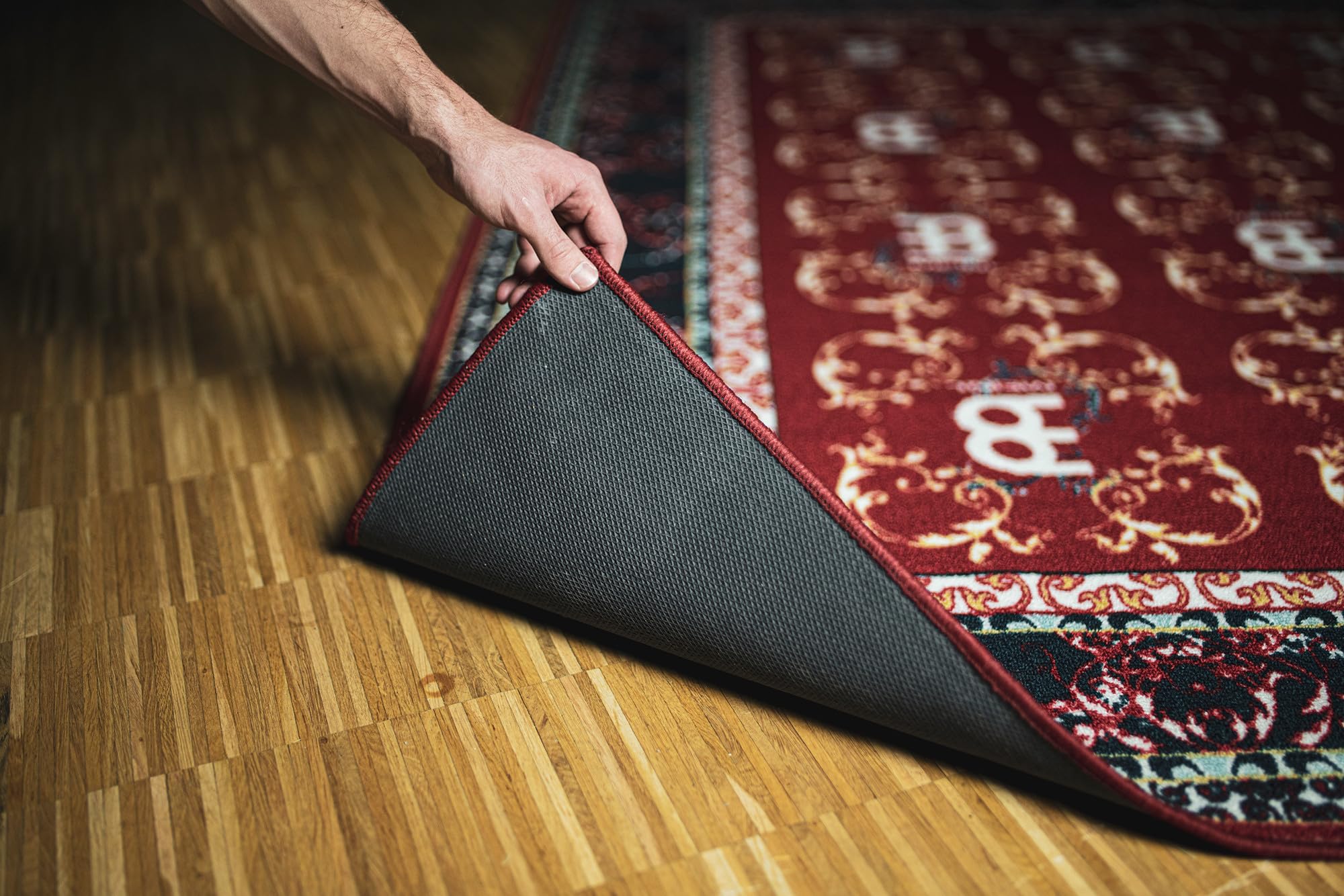 Meinl Cymbals Drum Rug Schlagzeugteppich 2x2 Meter für große Setups - rutschfester Boden, dicht gewebter Stoff – Drumset Zubehör, Oriental (MDRL-OR)