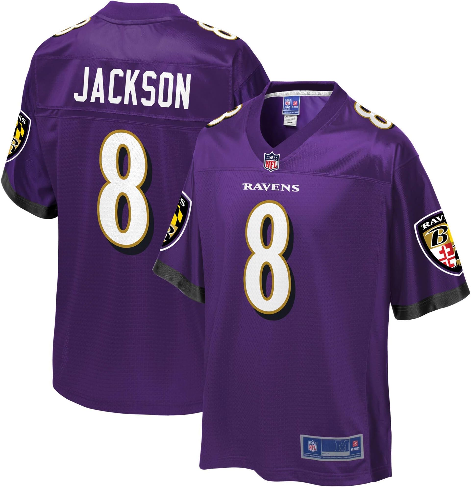 NFL PRO LINE Men's Lamar Jackson Purple Baltimore Ravens Team Player Jersey
