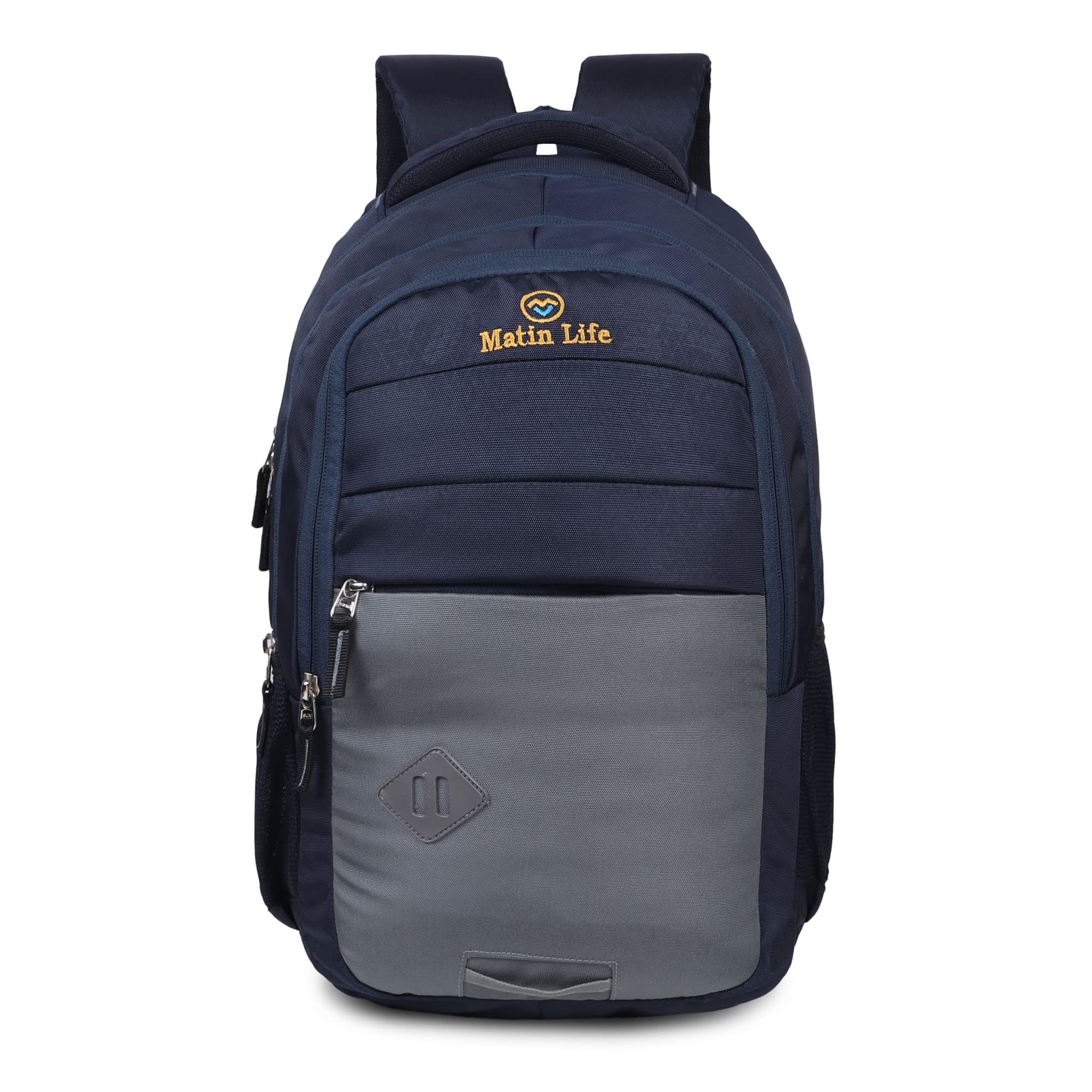 Matin Life Different Lifestyle 40L Water Resistant 15.6 Inch Laptop Bag For Men/Backpack For Men | Office Bag For Men/Office Bag For Women With Padded Laptop Compartment | Rain Cover (Navy Blue) (B0C5MYLR46) Amazon Price History, Amazon Price Tracker