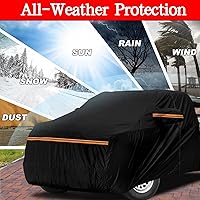 Vista 6 de Cubierta impermeable para cabina de camión reemplazable para Ford F-Series, Chevy Silverado, Dodge Ram, GMC Sierra CrewCab de 2 puertas, cubierta