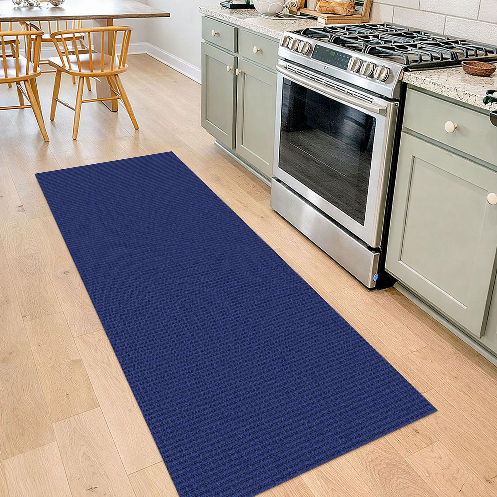 IOHOUZE Washable Runner Rug 2x7 Non Slip Runners for Hallways Entryway Runner Indoor, Kitchen Rugs Woven Cotton Floor Carpet for Kitchen Hall Entrance