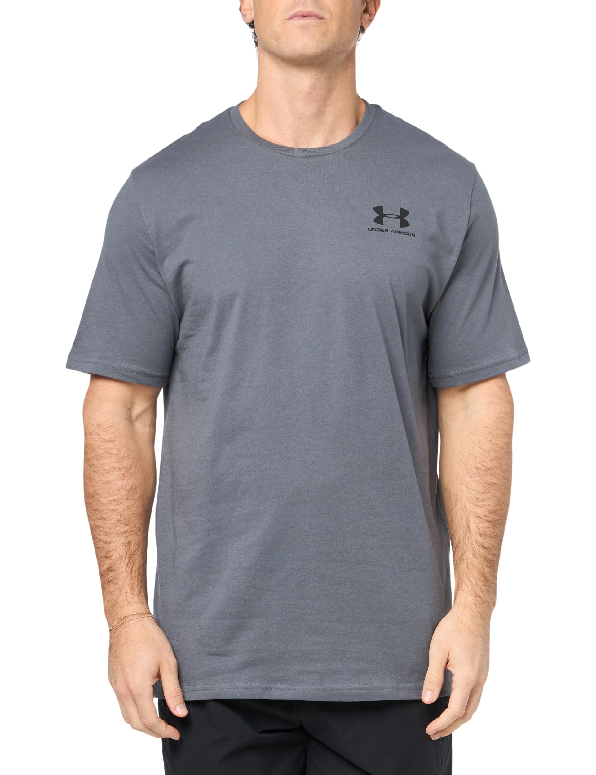 Under Armour Men's Sportstyle Colorblock T-Shirt, (025) Castlerock / / Black, XXXXL