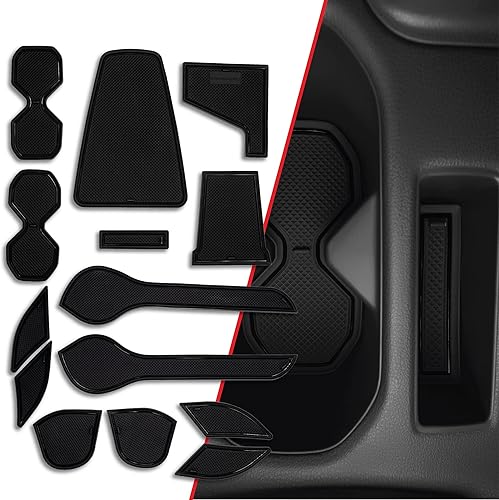 CupHolderHero Compatible con accesorios Nissan Leaf 2018-2024  Insertos de portavasos antideslizantes antipolvo interiores personalizados de alta