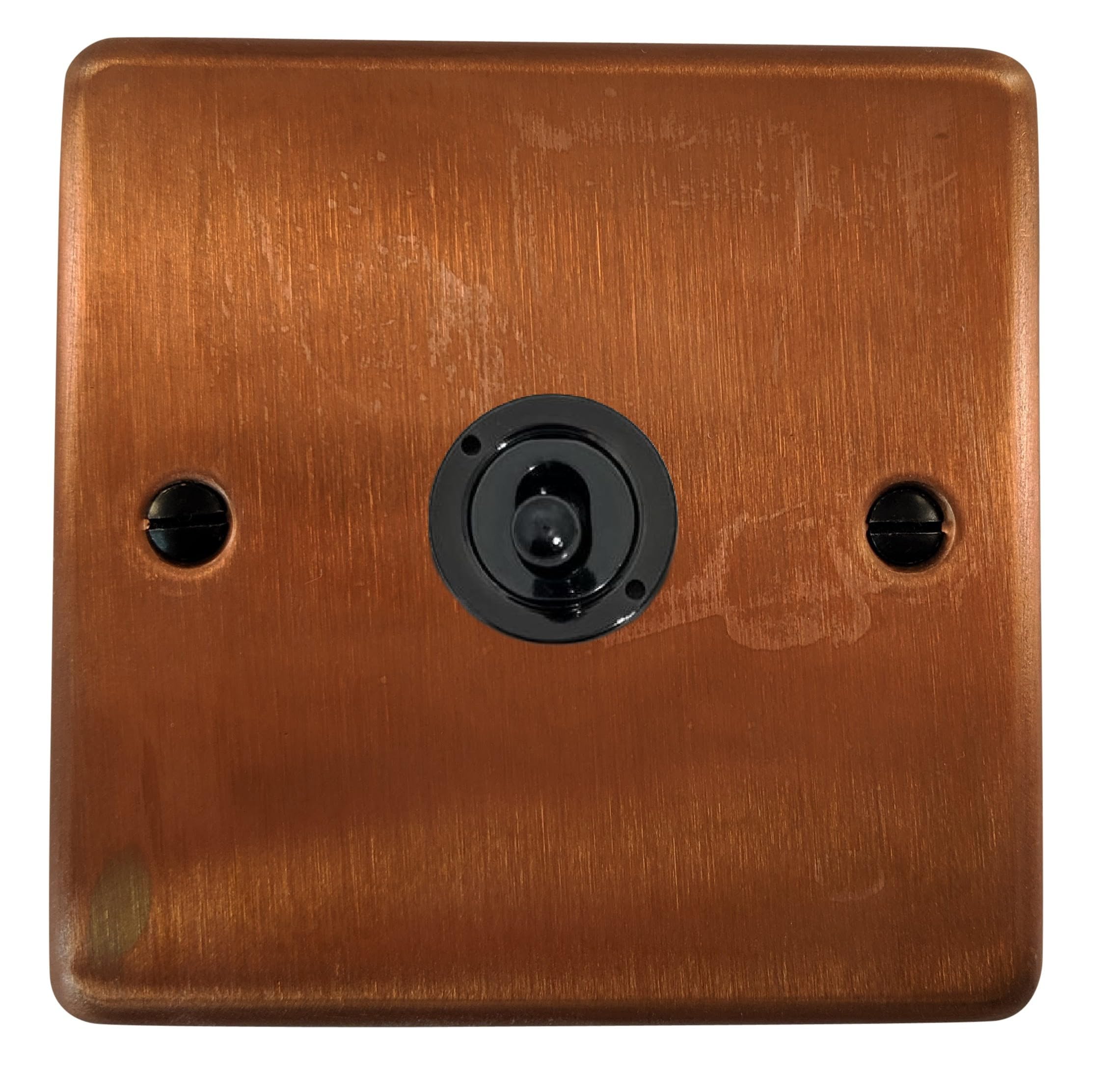G&H Brassware Light G&H Ctc385-Fbk Standard Plate Tarnished Copper 1 Gang Intermediate Toggle Switch