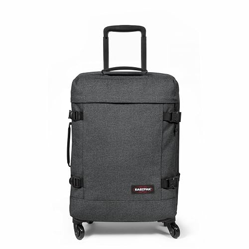 EASTPAK TRANS4 S 44L Cabin Wheeled Luggage, Black Denim