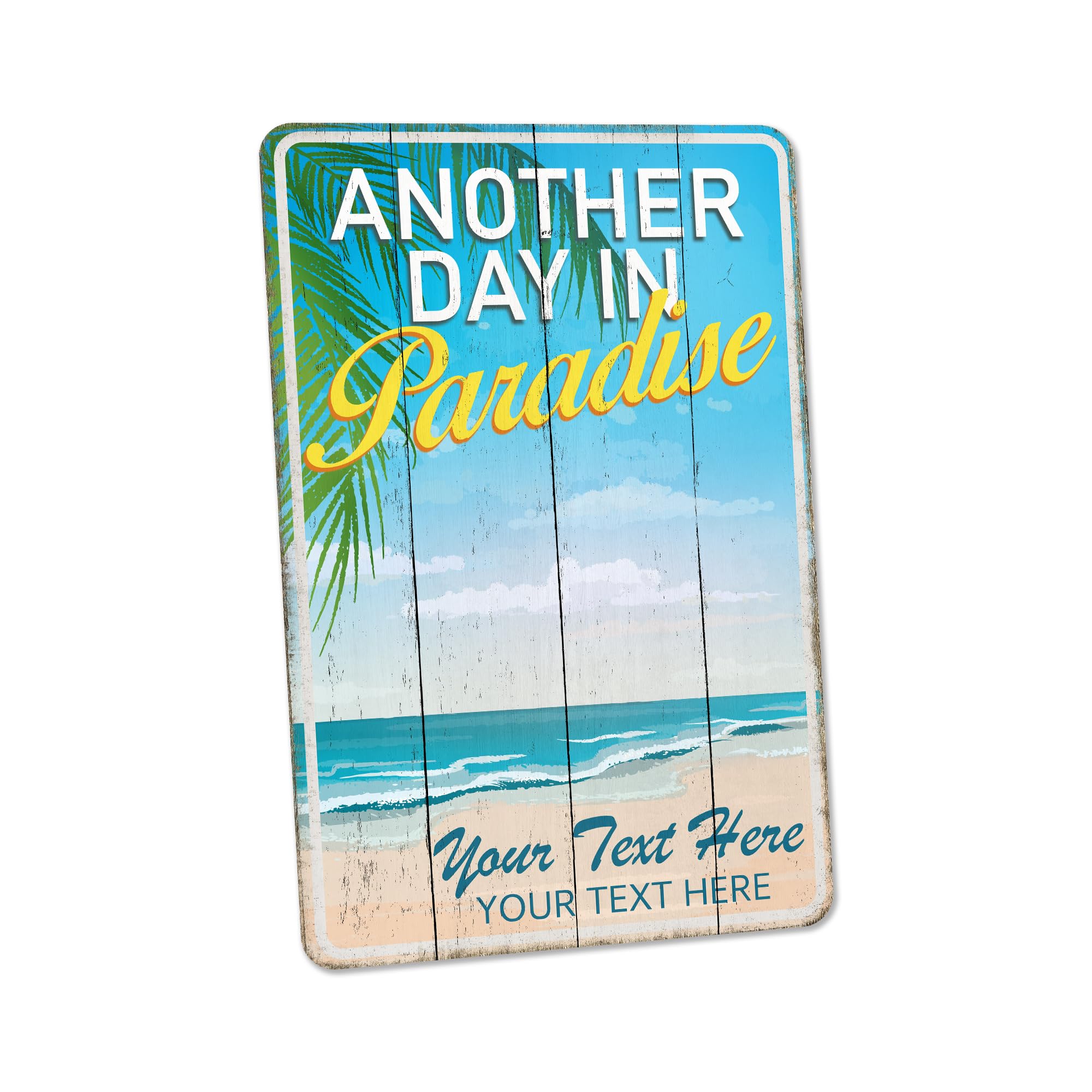 Another Day In Paradise Sign Beach House Decor Outdoor Patio Decor Tiki Bar Signs Pool Signs Personalized Gifts Backyard Decor Coastal Decor Ocean