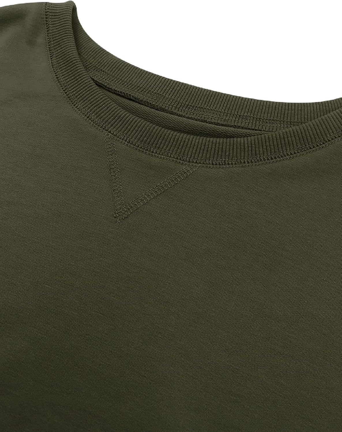 Bingerlily Womens Casual Long Sleeve Sweatshirt Crew Neck Cute Pullover Relaxed Fit Tops - Image 5