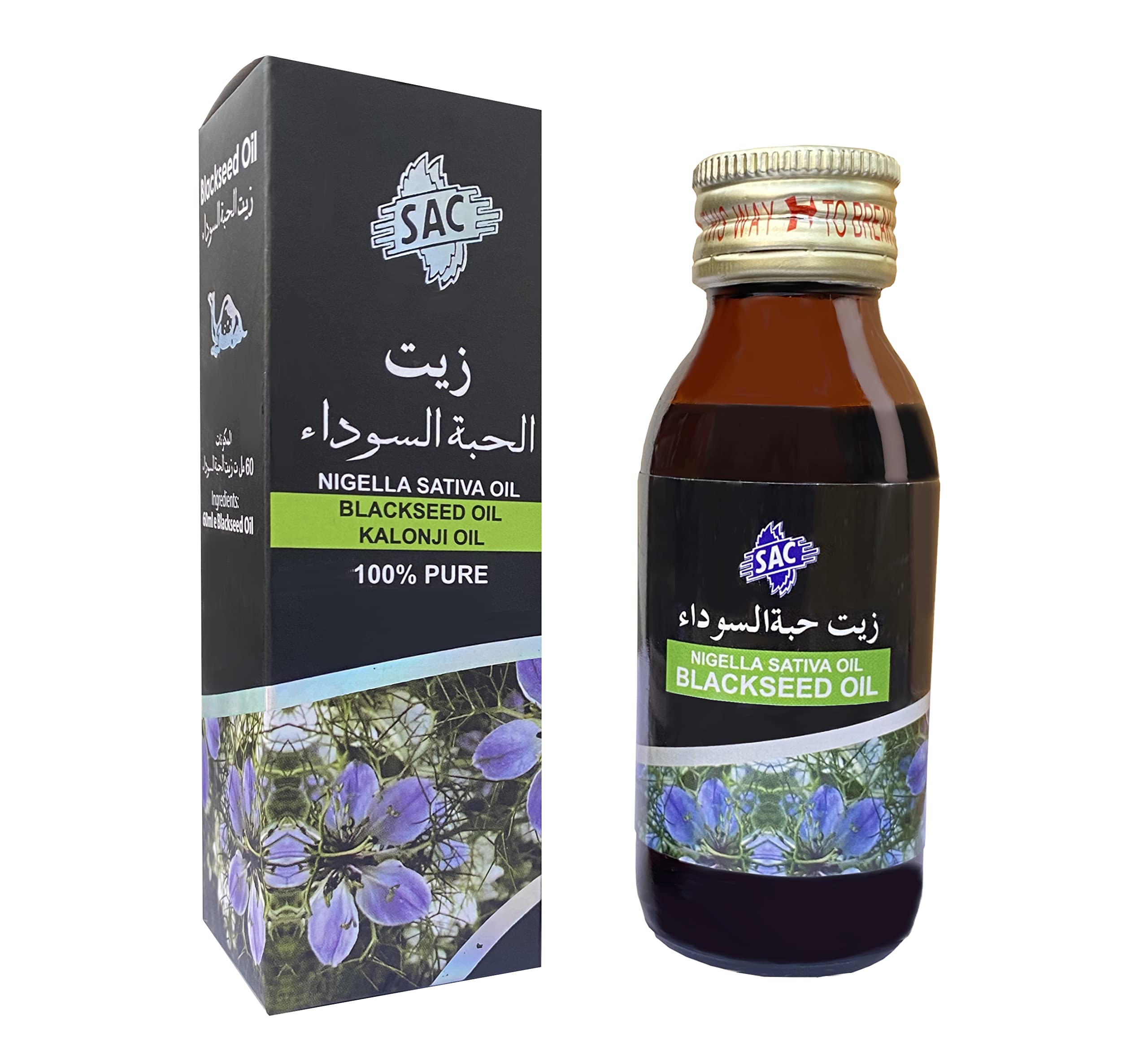 SAC’S BRANDED BLACK SEED KALONJI OIL 60mL