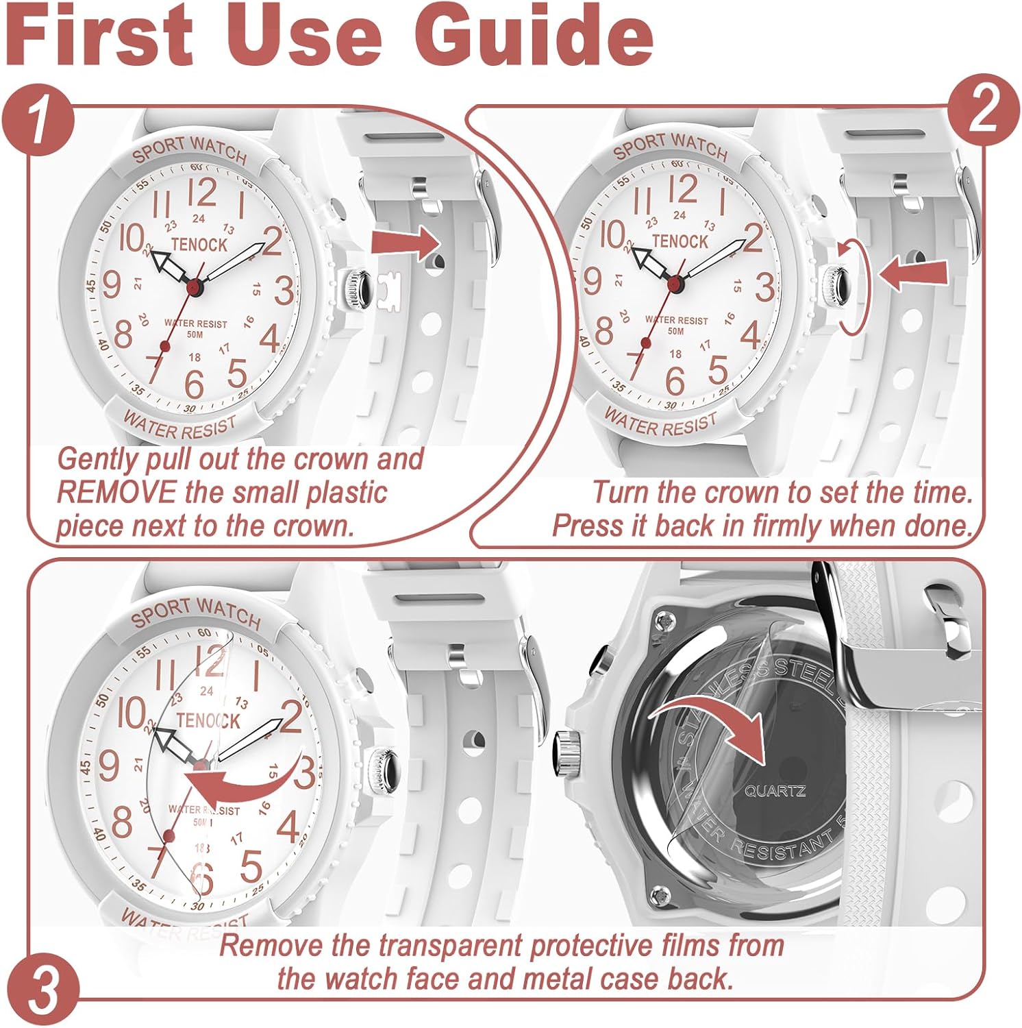 Waterproof Nurse Watch for Medical Professionals Students Women Men, Night Light, 12/24 Hour Military Time Easy to Read Dial, Second Hand Watch for Nursing Day Gifts - Image 7