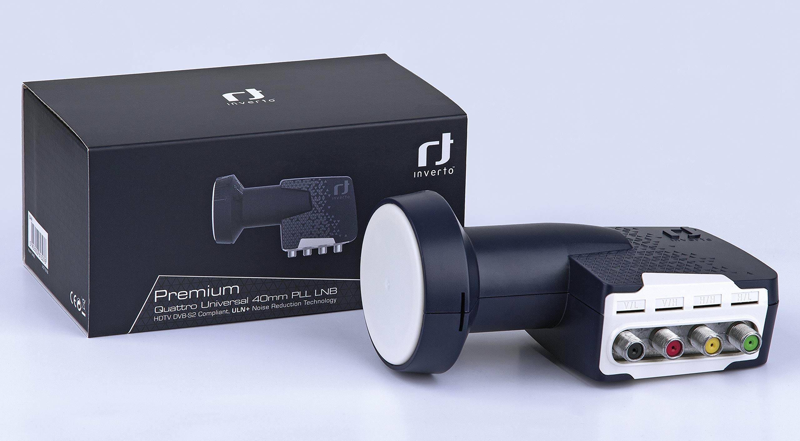 Inverto LNB PLL Universel de qualité supérieure Quattro 40 mm