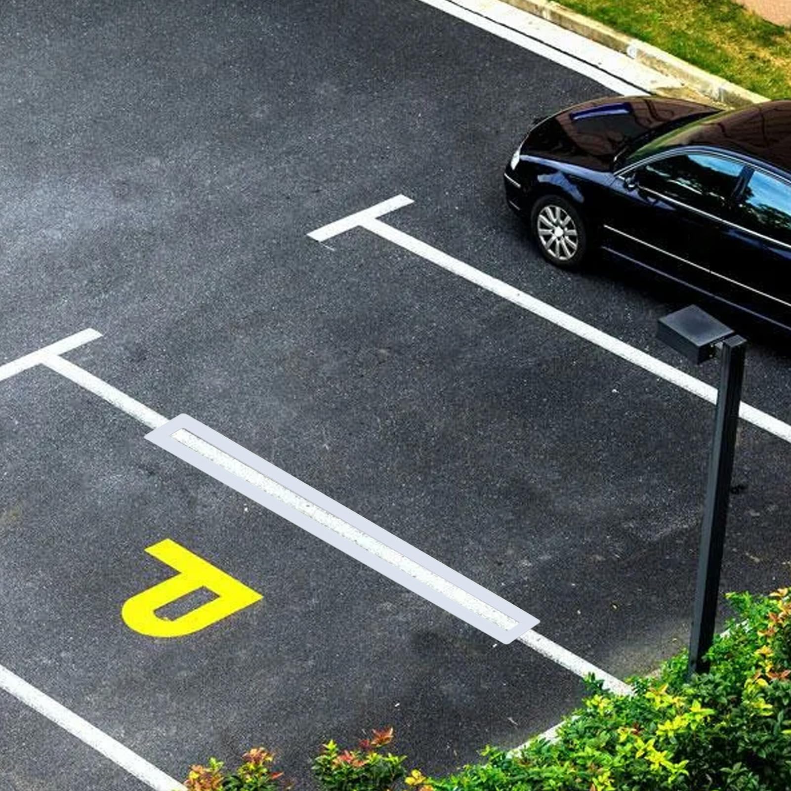 Parkmarkierungen | 10x234 cm Faltbare wiederverwendbare Parkvorlage - Markierungswerkzeuge Präzisionsmarker für Handelszentren Garage Asphalthöfe Betondunklen