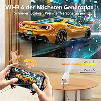 AKIYO O2 Mini Projektor 1080P Android 11 WiFi 6 Bluetooth 5.2 Otthoni Vetítő 8