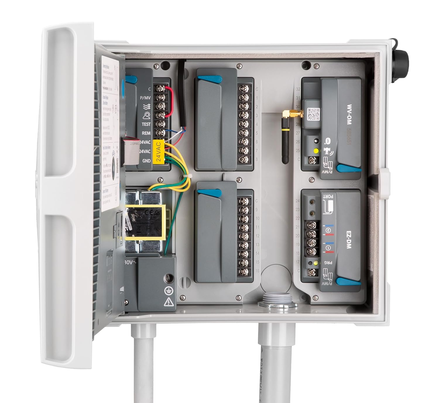 Hunter ICC2 Sprinkler Controller, 8 Station Smart Irrigation Timer with Flow Monitoring, Expandable Up to 54 Zones for Lawn, Garden, and Commercial Landscaping (I2CF800PL)