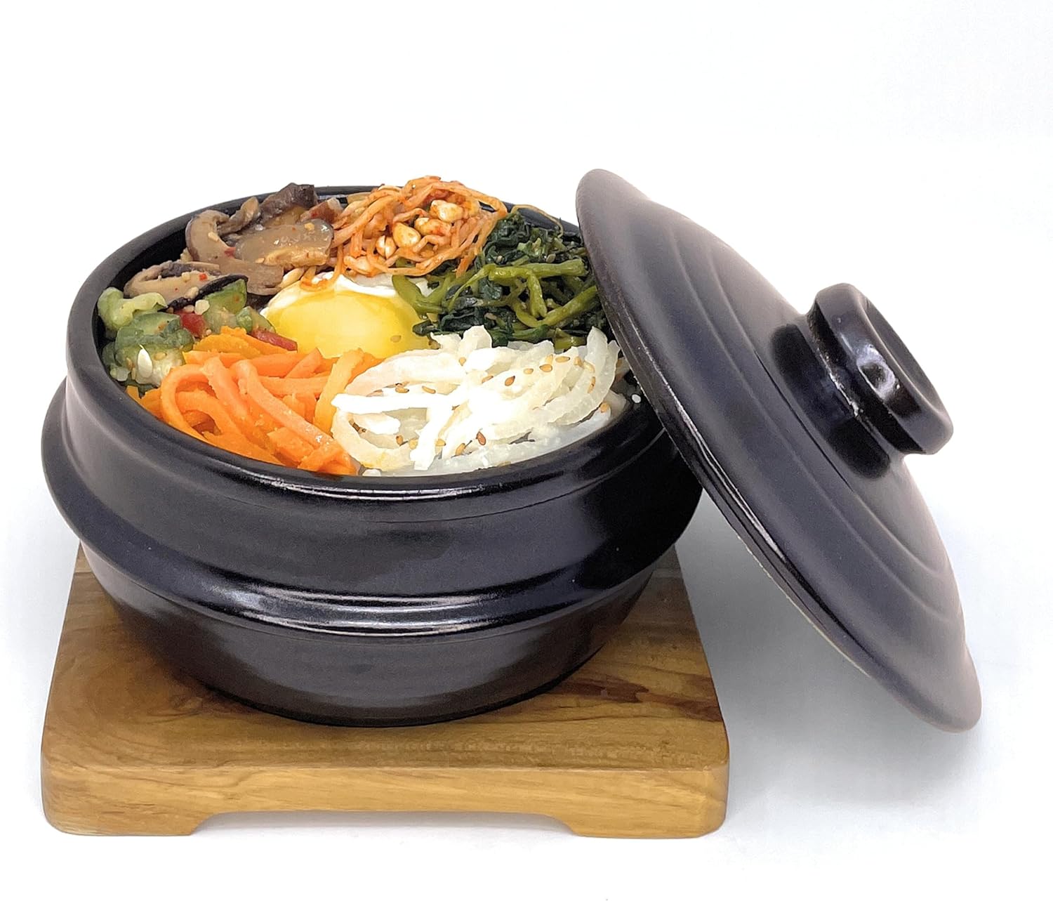 Jovely Korean Stone Bowl Set, Authentic Ttukbaegi Korean