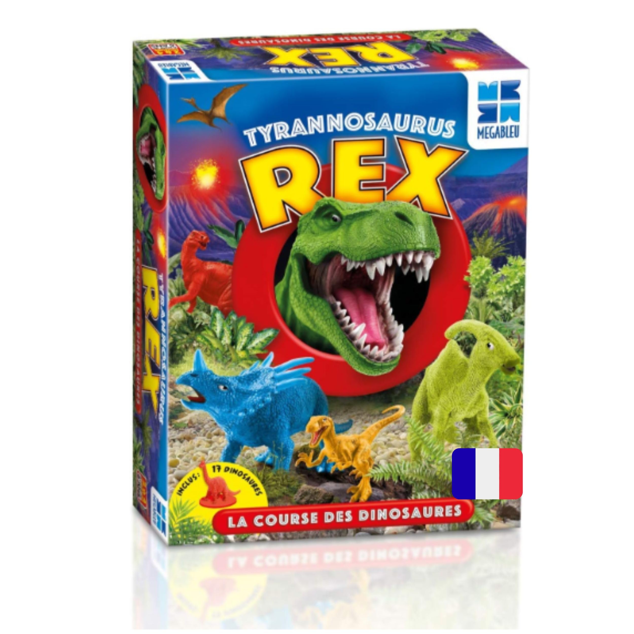 Megableu TYRANNOSAURUS REX Jeu de Société Dinosaure pour Enfants dès 6 Ans 2 à 4 Joueurs