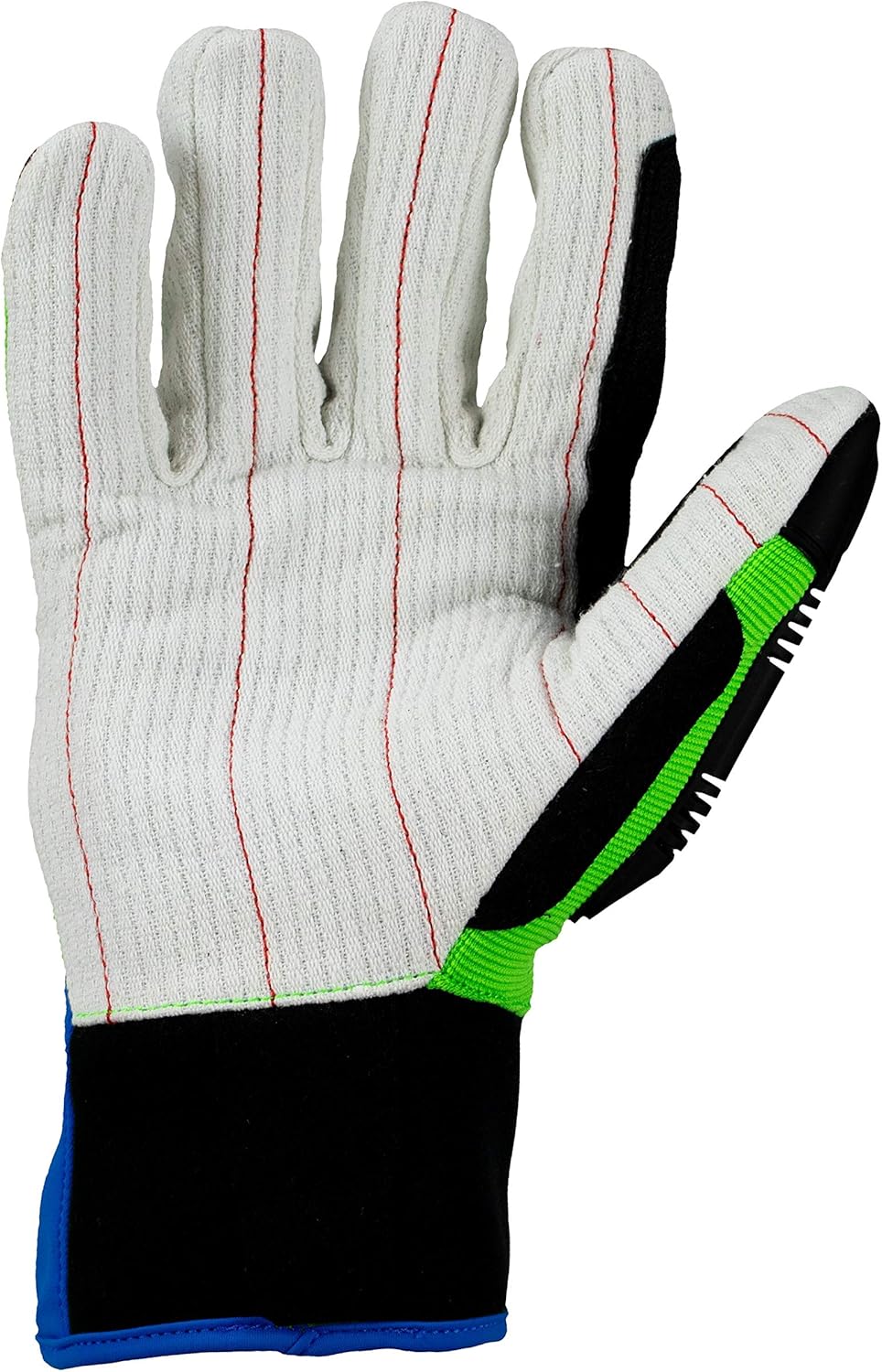 Ironclad KONG Cotton Corded Waterproof Glove; TPR Impact Protection, Waterproof insert, Finger Pinch Protection, A3 Cut Resistant, XXX-Large - KCCPW-07-XXXL (1 Pair),