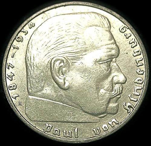 Miniatura 1 de 1936-1939 Silver 2 Reichsmark
