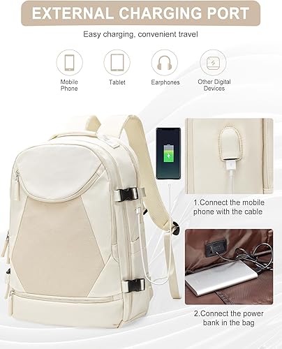 Miniatura 4 de Mochila De Viaje Mochila de viaje grande para llevar en vuelo aprobado para artículos personales Mochila de viaje, Negro -