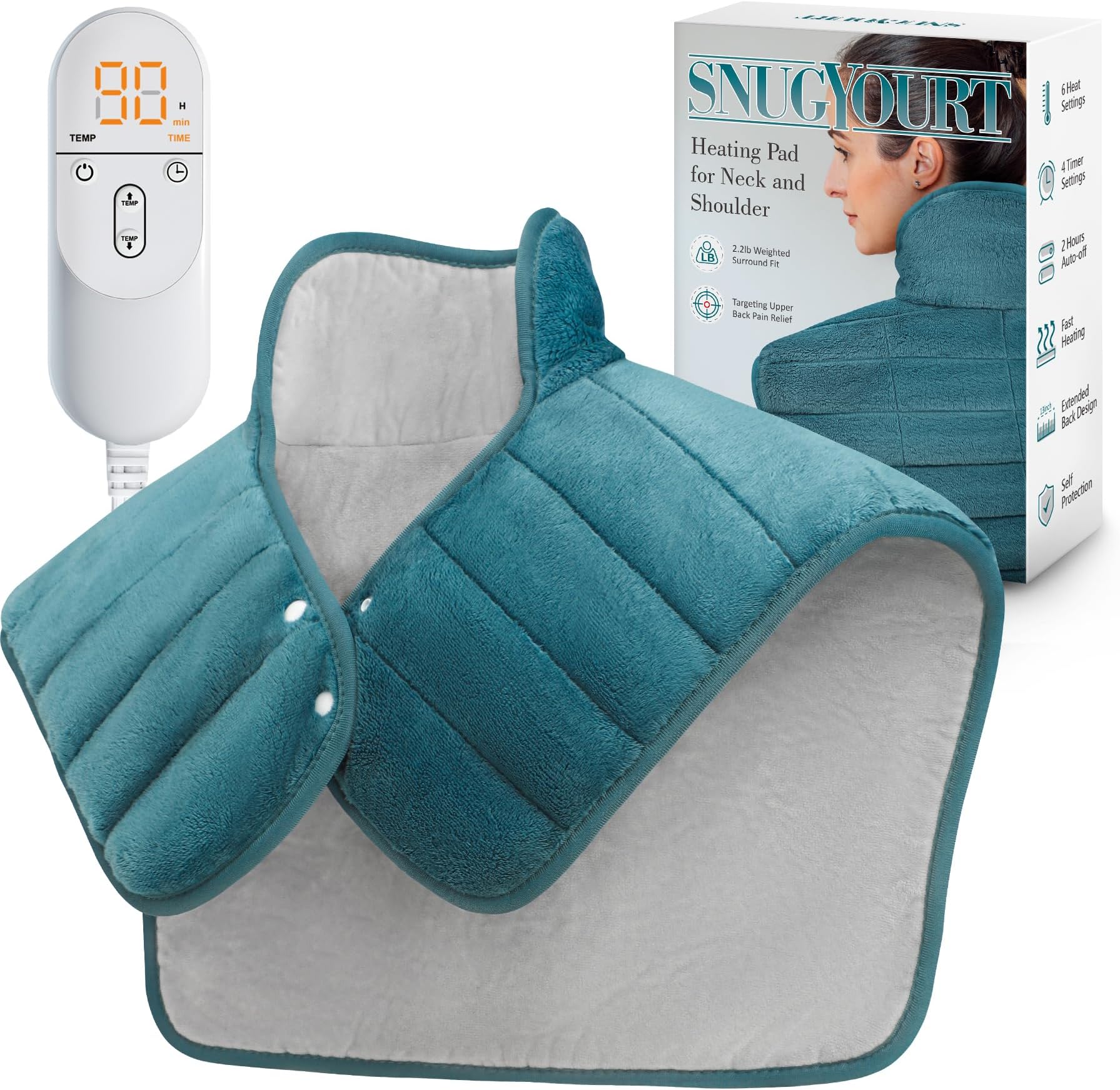 Sunbeam Heating Pad for Neck & Shoulder Pain Relief