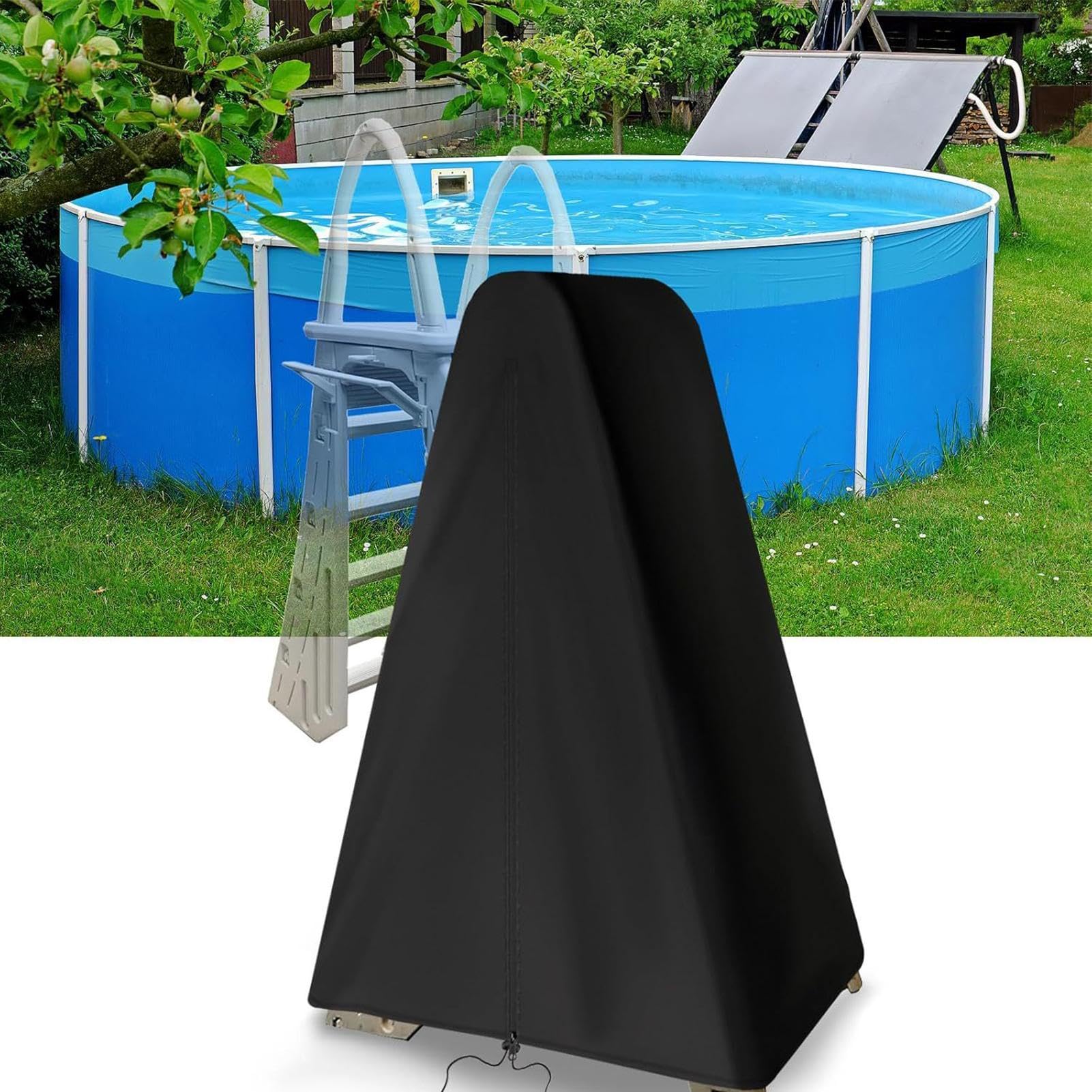 Protezione per scala per piscina, copertura per scala
