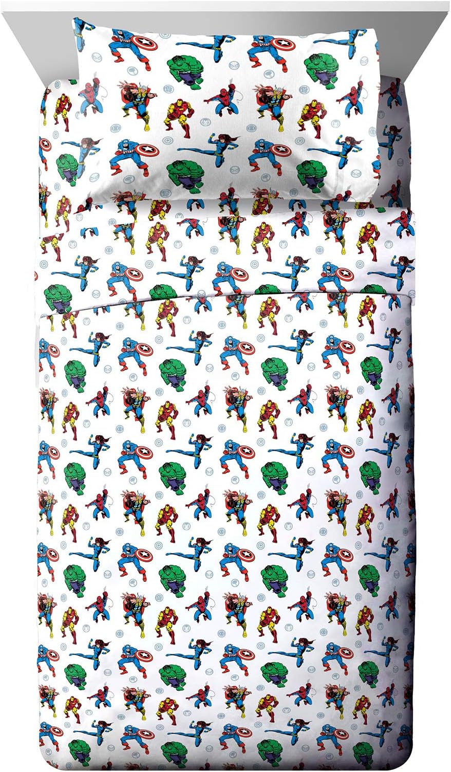 Marvel Avengers Fight Club Twin Sheet Set 3 Piece Set