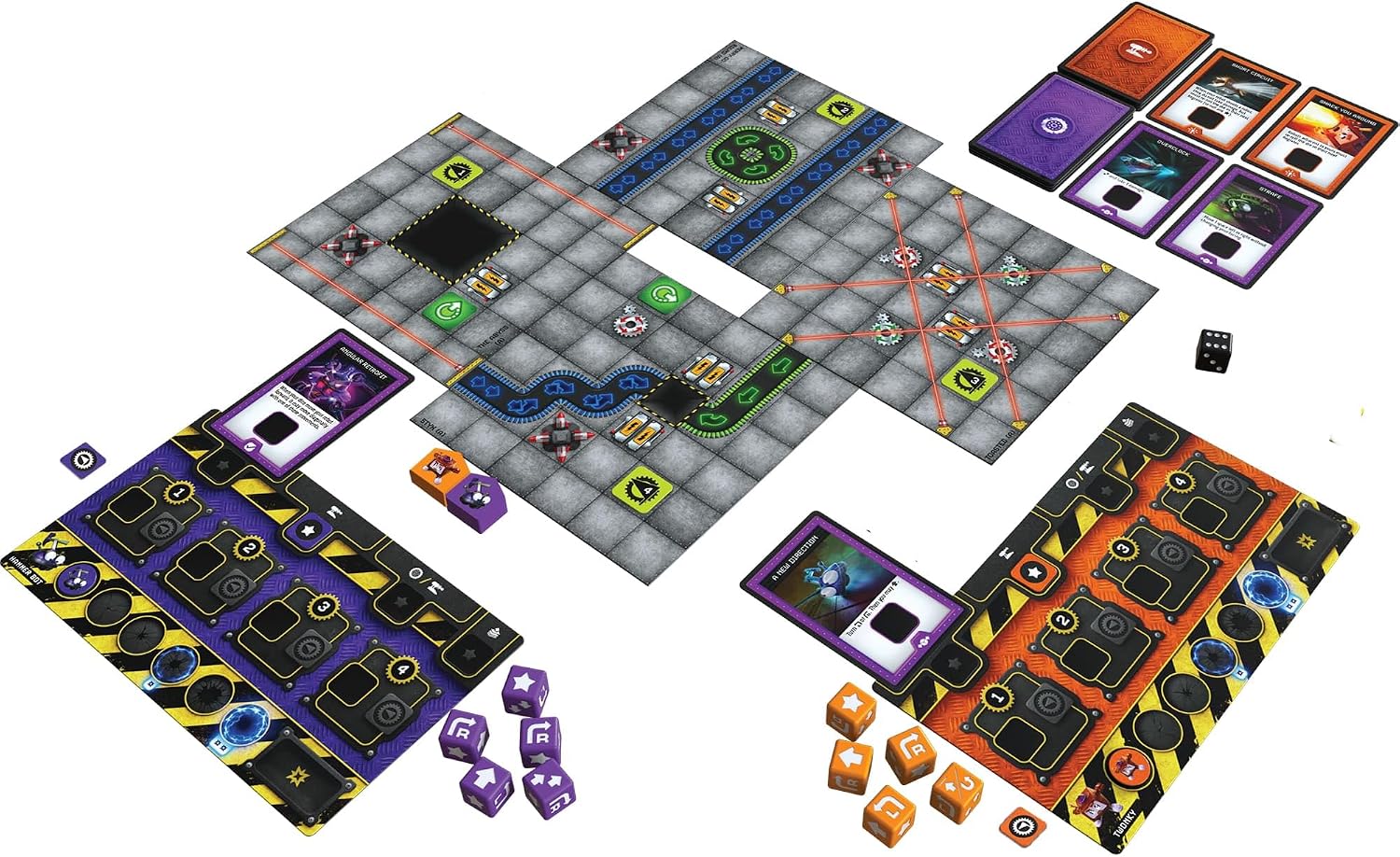 Renegade Game Studios Robo Rally Dice Board Game - Robot Racing Strategy, Competitive Multiplayer, 2-4 Players, 30-45 Min