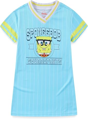 SPONGEBOB SQUAREPANTS Girls Jersey Dress for Big Kids