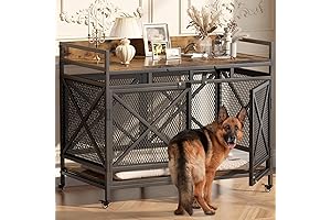 Large XLarge Dog Crate Furniture with 360 Wheels