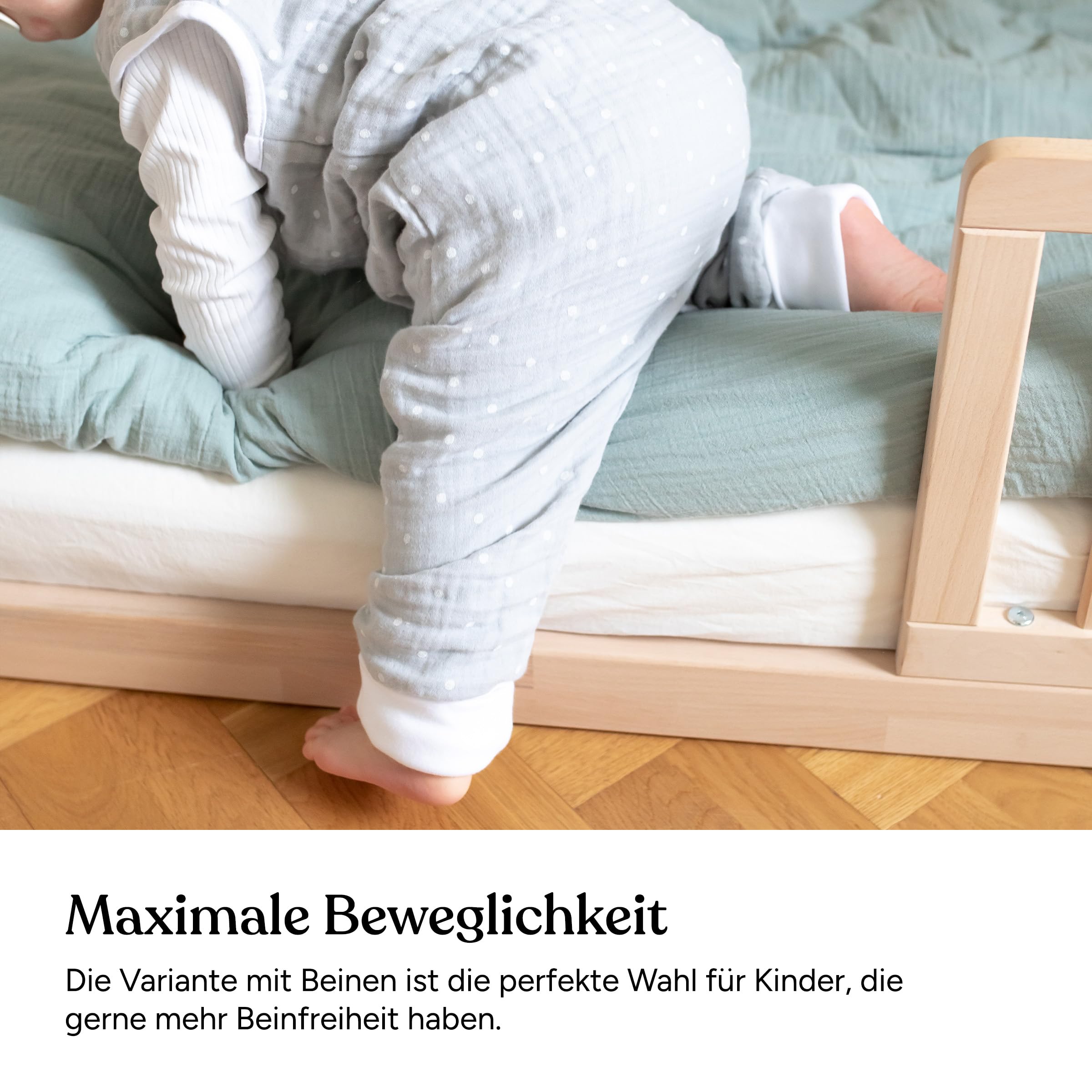 Ehrenkind® Schlafsack mit Füßen | Musselin 0.5 TOG | Babyschlafsack mit 100% Bio-Baumwolle OEKO-TEX