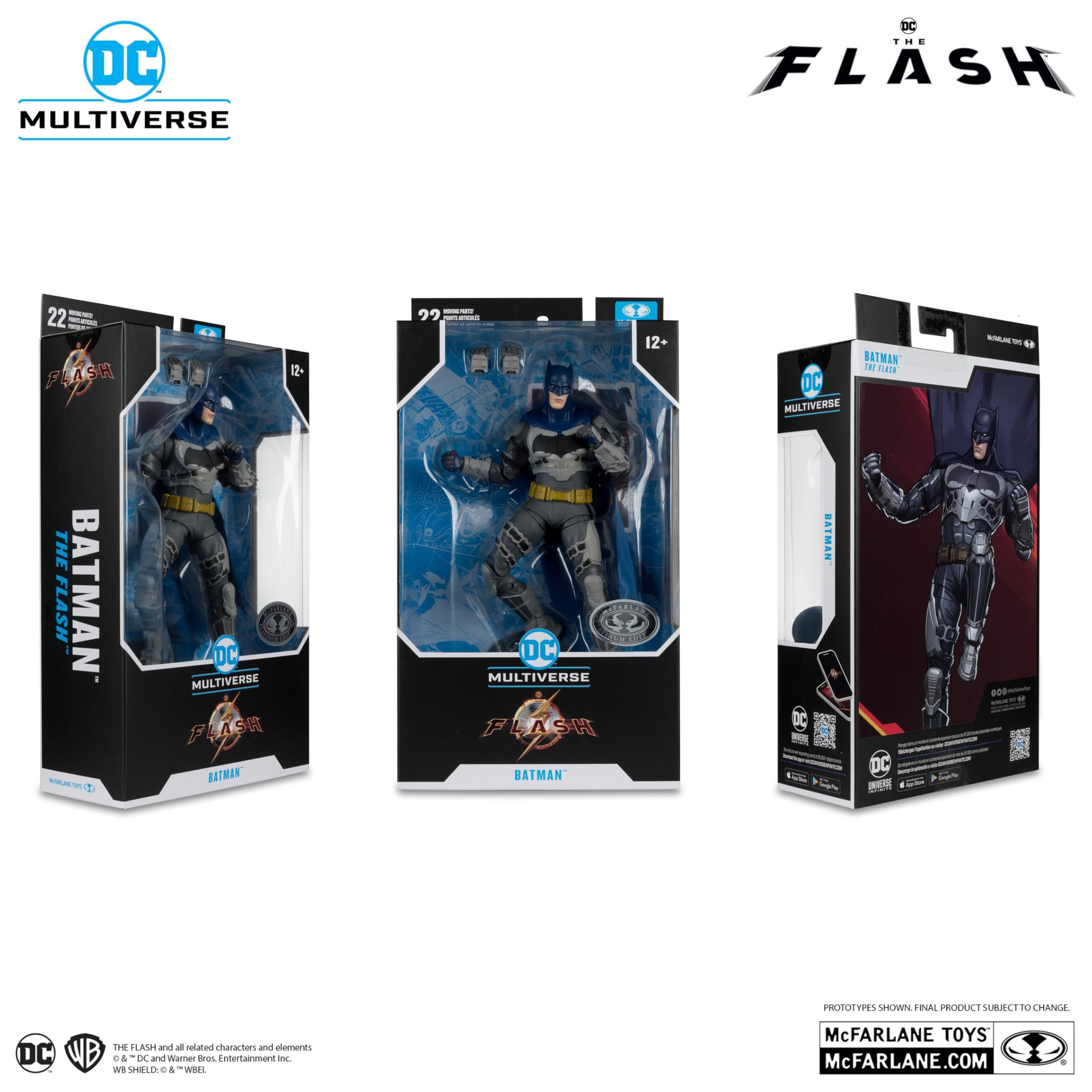Bizak McFarlane DC Multiverse Batman Figure, 18 cm, The Flash