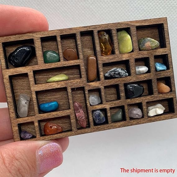 Miniature Trinket Shelf Dollhouse Crystal Display 1:12 Cubby Wall