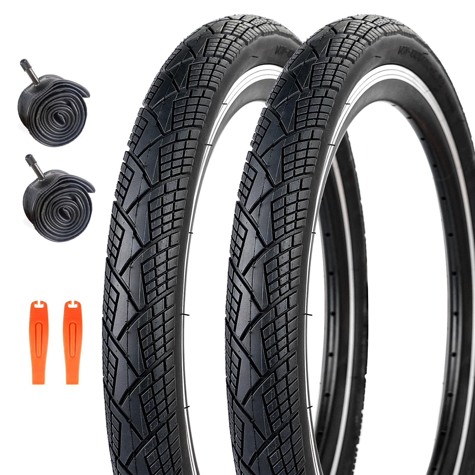 WEEROCK 2-pak 20/24/26", składane opony 20/24/26x1,75, składane, do rowerów górskich MTB, rowerów dziecięcych, crusier, Commuter Bike