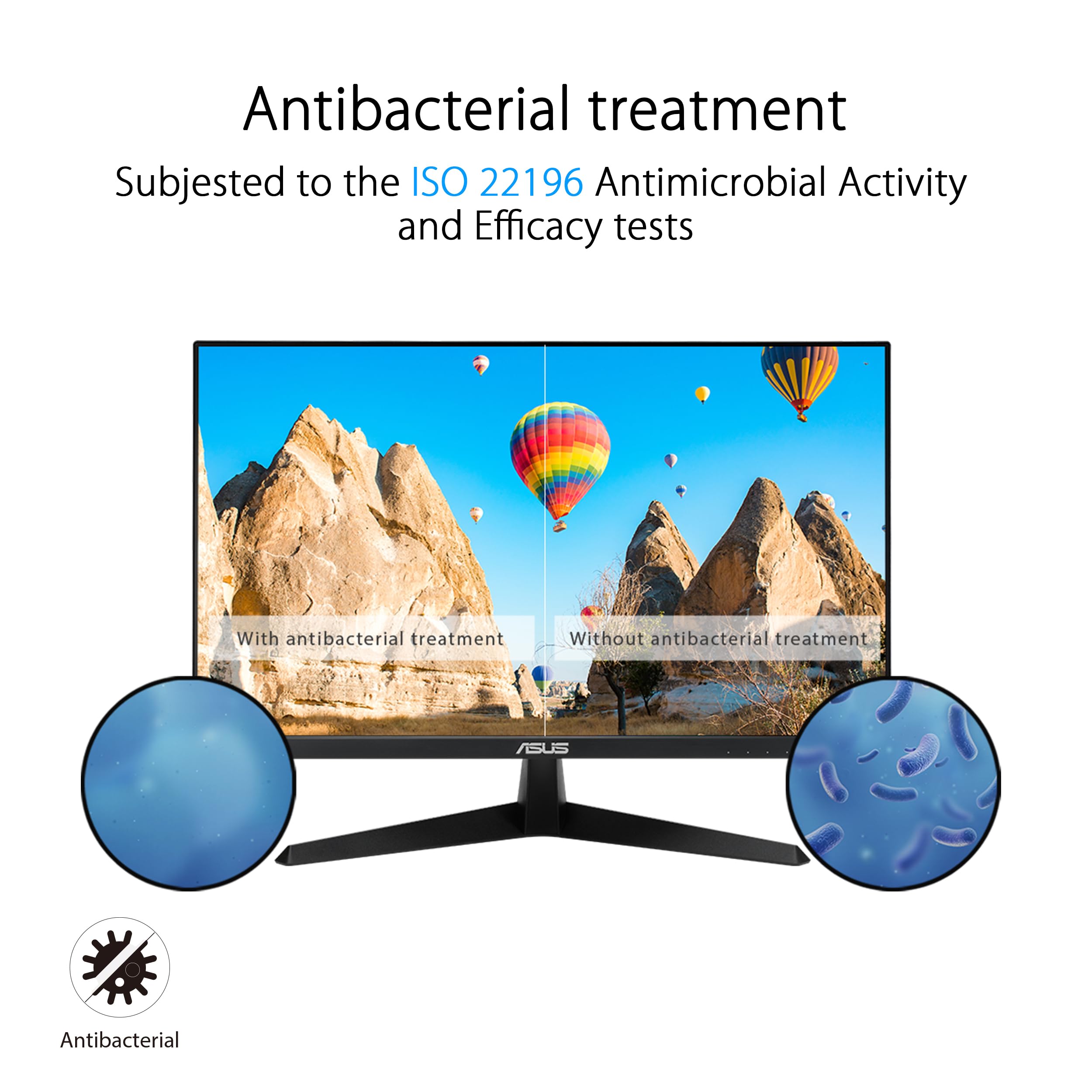 ASUS Eye Care VY279HF - 27 Inch Full HD Monitor - 100 Hz, 1ms MPRT