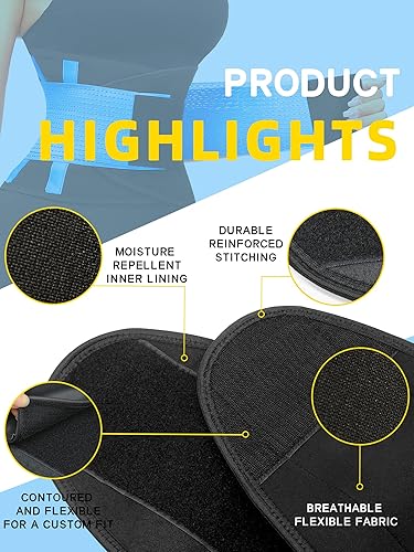 Miniatura 6 de Koochy - Cinturón de entrenamiento  reductor de cintura para mujer, multiuso, para pérdida de peso, control de abdomen, adelgazamiento del cuerpo,
