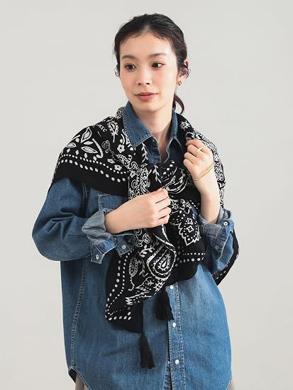Amazon | [デミルクスビームス] マフラー・スカーフ 【別注】 manipuri
