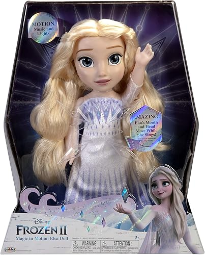 Miniatura 6 de Disney Frozen 2 Característica Elsa Doll - Mira como Elsa Lips Move as She Sings!