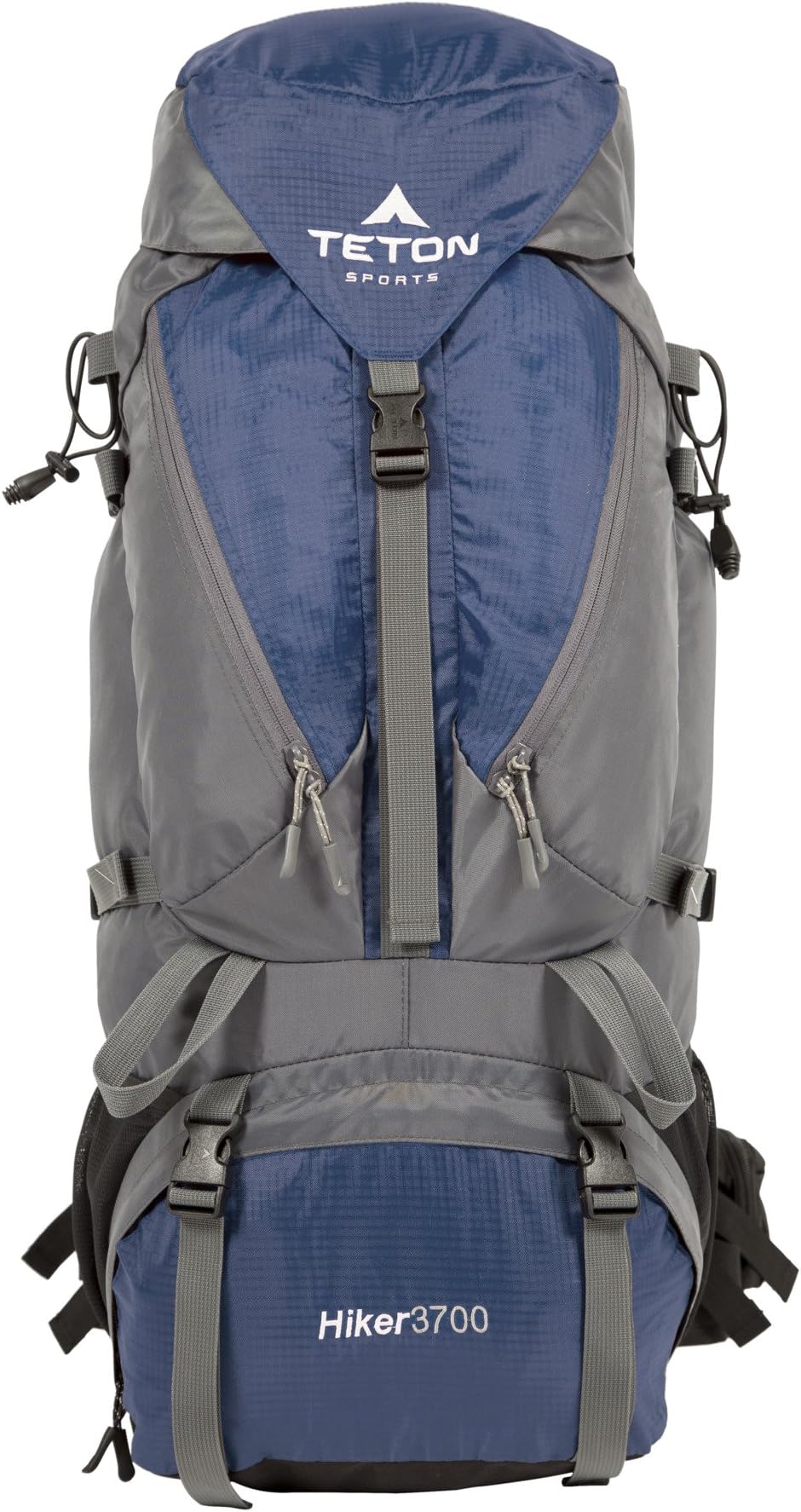 Teton Hiker 3700 Ultralight Internal Frame High-Performance Backpack for Hiking, Camping, Travel, and Outdoor Activities; 60L, Navy