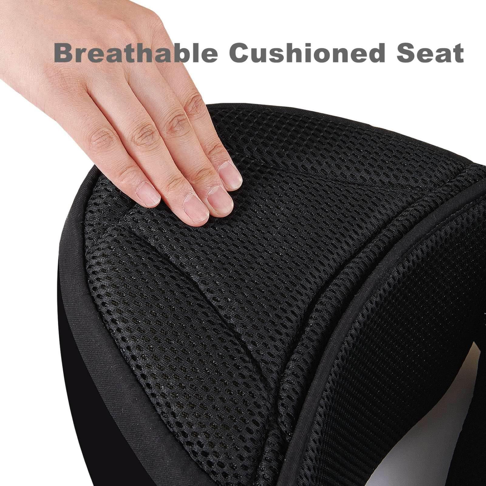 SUNVENO Babytrage mit Hüftsitz, Ergonomische Hüftsitz Babytrage für Neugeborene und Kleinkinder 3–20 kg, Atmungsaktives Mesh-Gewebe, Verstellbar, Front- und Rückentrageweise