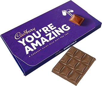 Cadbury You're Amazing Dairy Milk Chocolate Bar With Gift Envelope