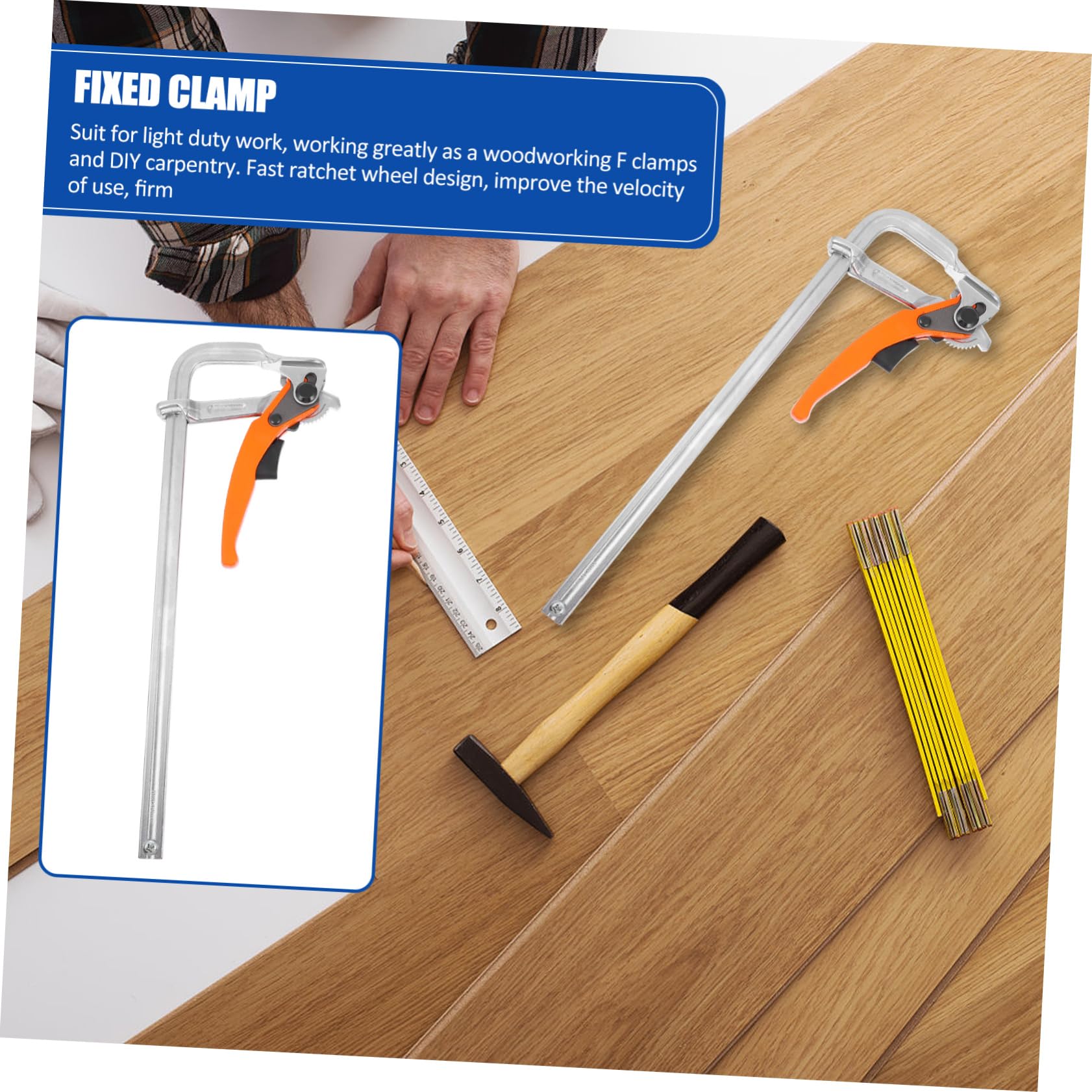 SEWACC Serre-joint pour Travail du Pince Fixe pour Bricolage Clip Pratique pour Travail