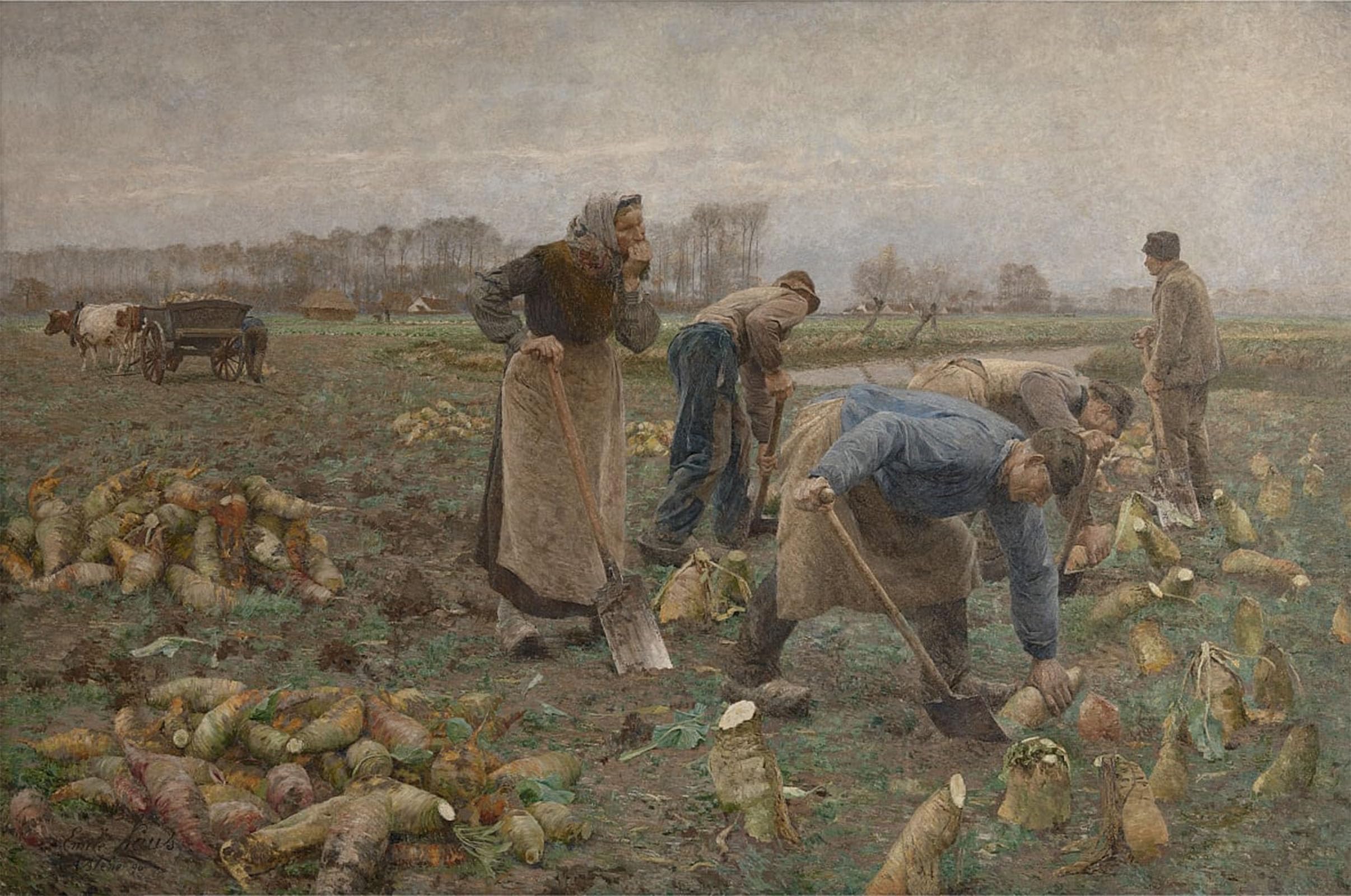 SERENDIPITP Aesthetic Poster Photo Wall Print Retro Picture Famous Painting by Emile Claus Modern Wall Artwork for Home Decor 60x90cm