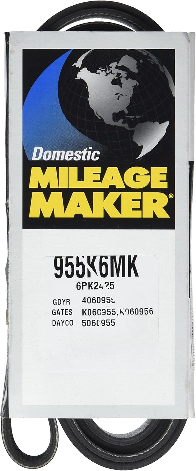 Continental 955K6MK Mileage Maker VRibbed Belt Automotive