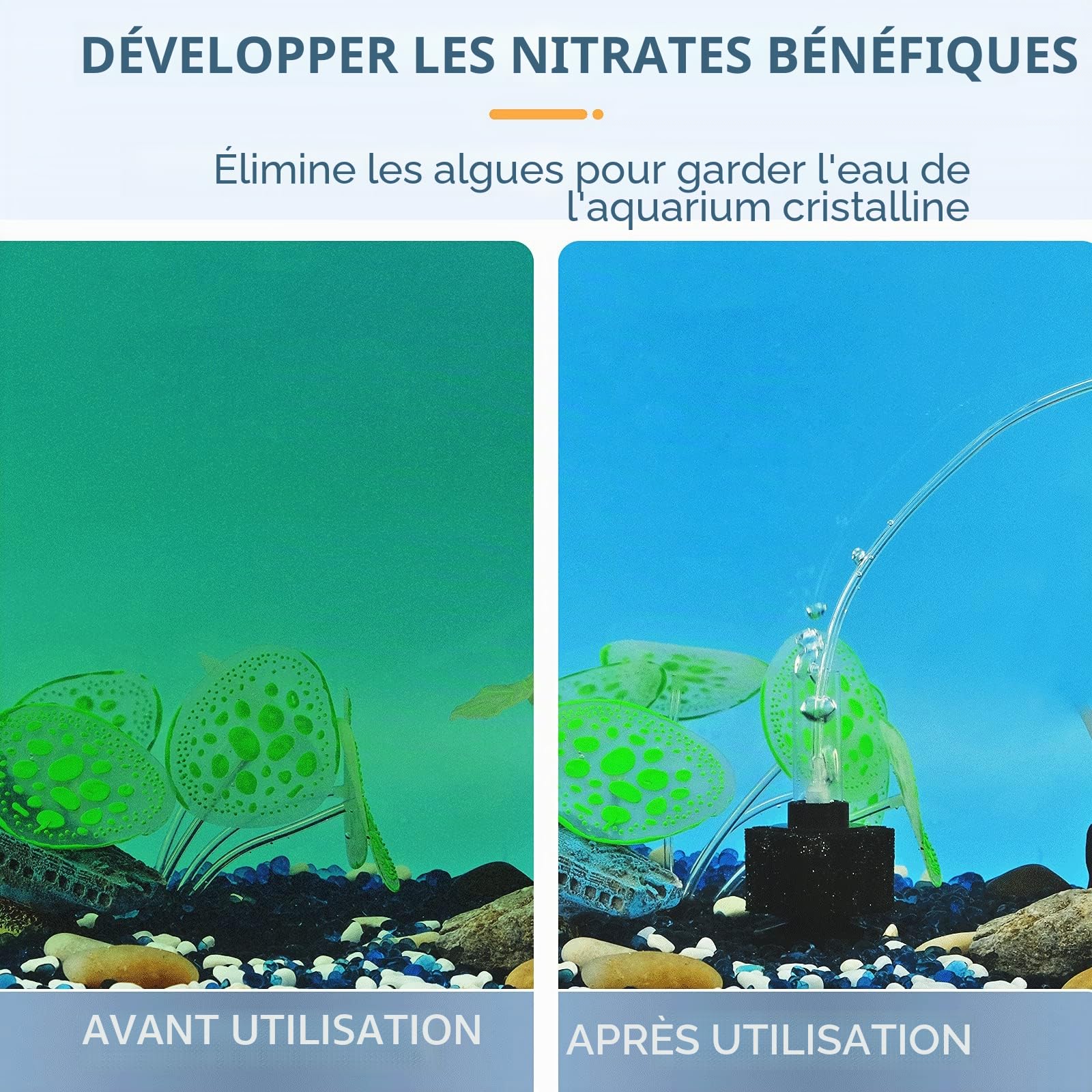 Pawfly Filtre éponge d'aquarium Aquarium Nano Bio Filtre à Éponge Silencieux Betta Kit De Filtre en Mousse pour Crevettes Frites avec Tuyau d'Aération pour Petits Aquariums Jusqu'à 12 litres