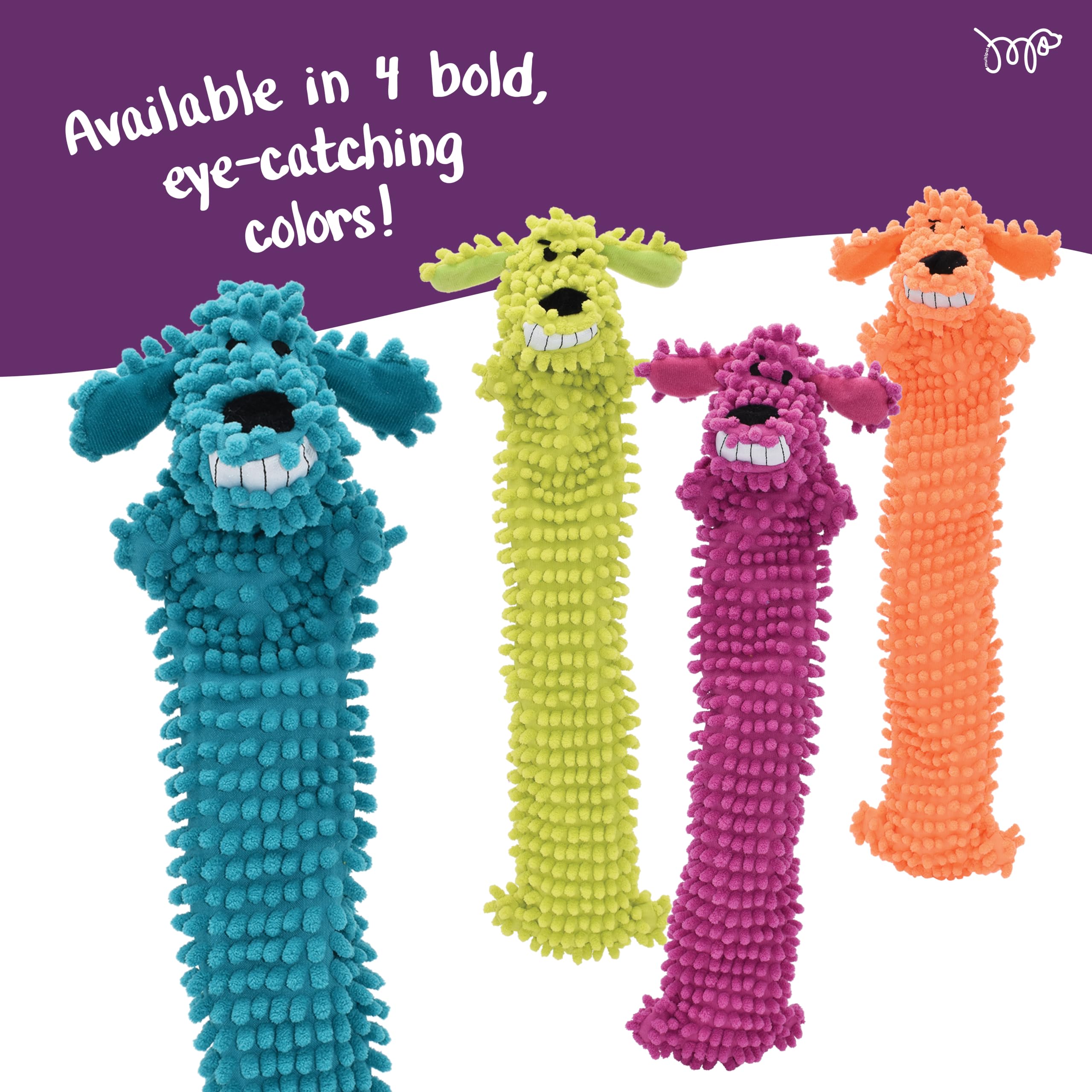 Von Multipet 's Floppy Snowboardhandschuhe Moppy Loofa, Farben können abweichen