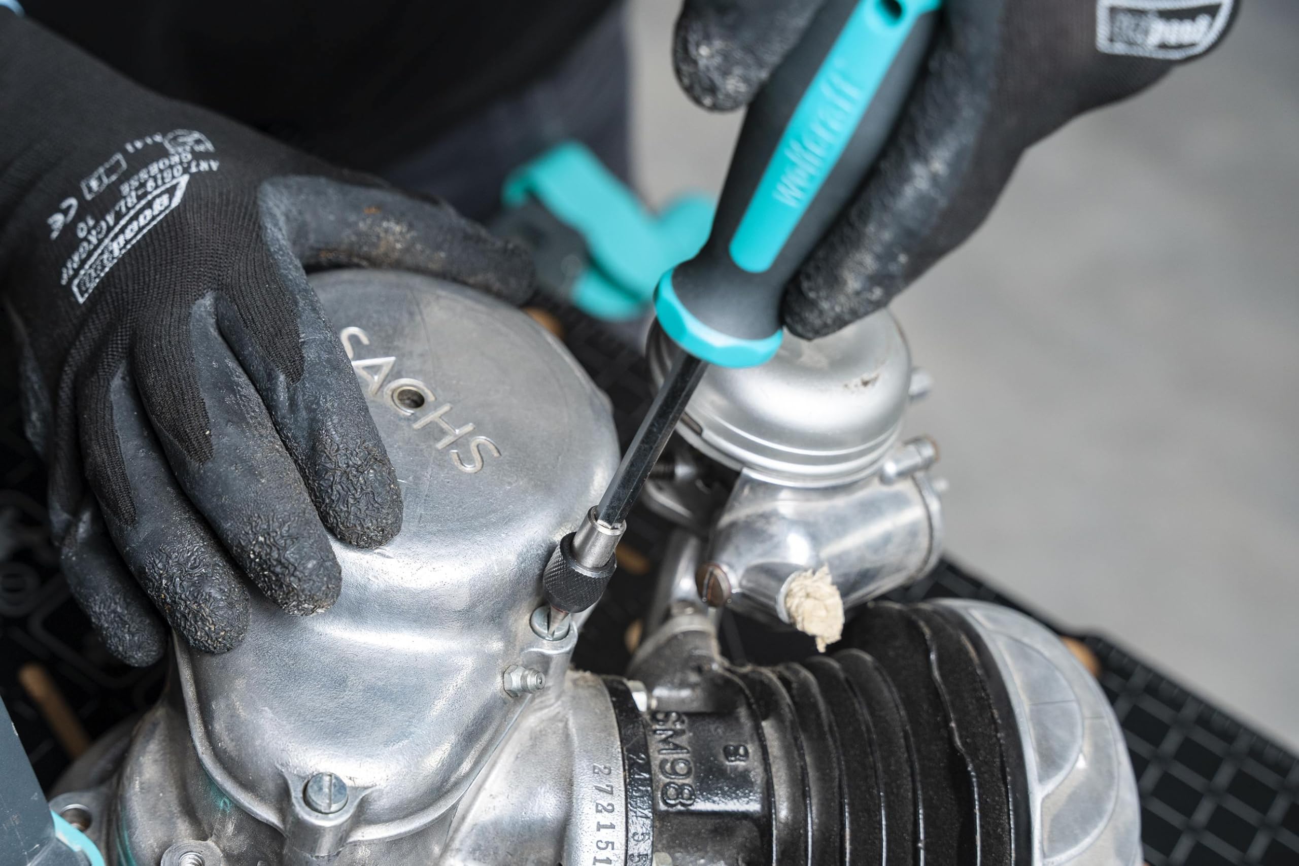 Wolfcraft Avvitatore manuale con vano portainserti lungo