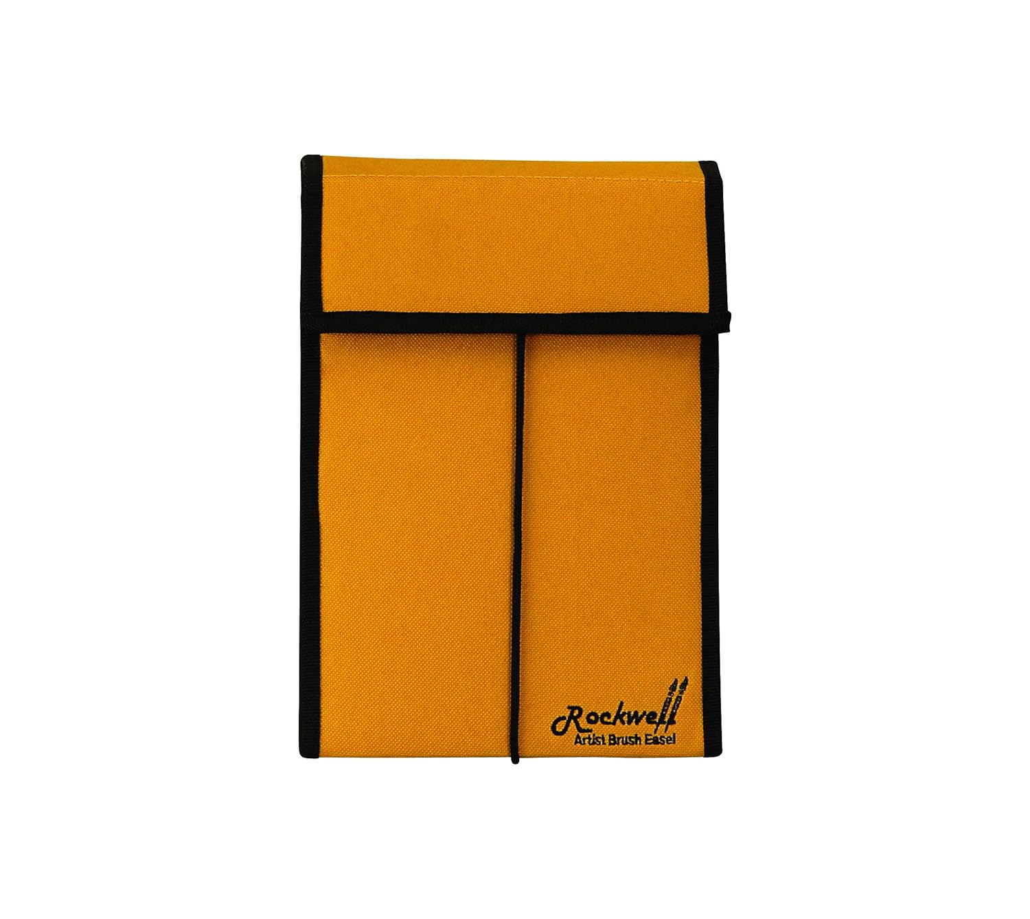 Creative Mark Rockwell Brush Easel Small Storage Case - Khaki - Waterproof Paintbrush Holder for Travel and Painting, Acrylic and Watercolor Paint Brush Organizer, Pencil Case