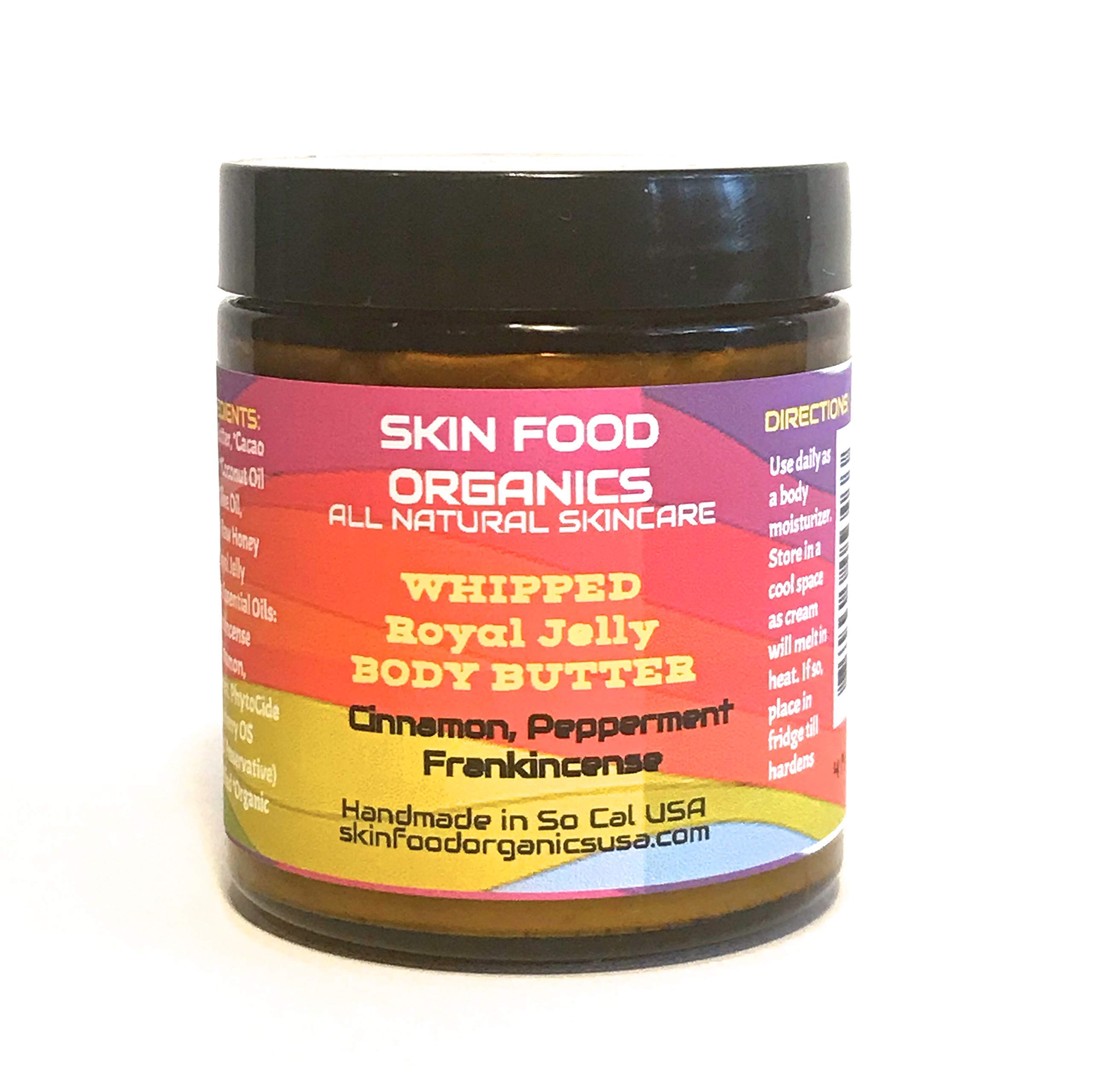 Whipped Shea Cacao Body Butter with Essential oils, Royal Jelly, Dry Cracked Skin Relief, Handmade, Bath Spa Collection -Gift Set