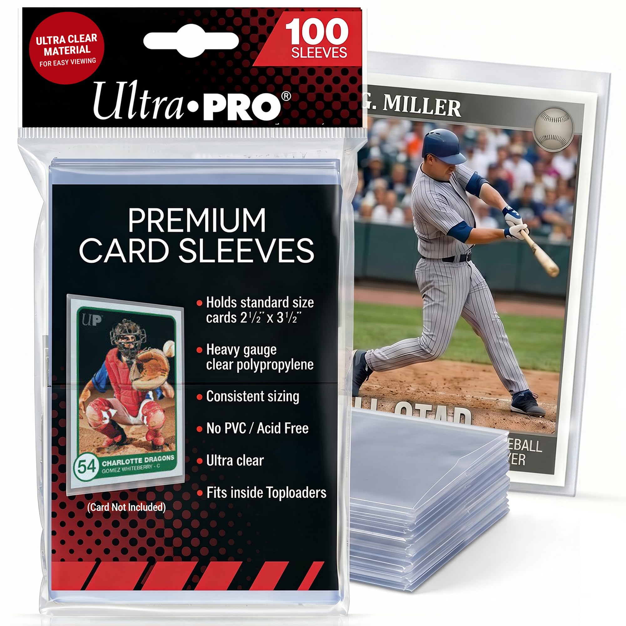 Ultra Pro Card Premium Card Sleeves Pack (100 Sleeves) : Amazon.ca